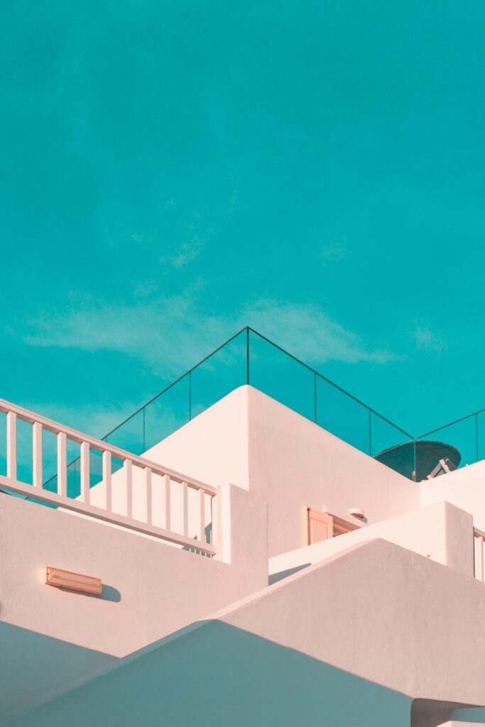 roof and blue sky